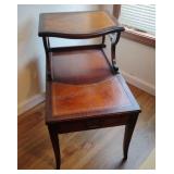 Vintage Mahogany Two Tier End Table