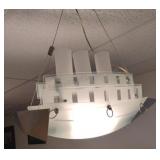 Cruise Ship Light Fixture 23" Buyer to remove