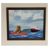 Framed David Grose Painting 23x27