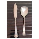 Sterling Silver Sugar Spoon and Spreader
