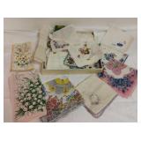 Assorted Vintage Ladies Hankies
