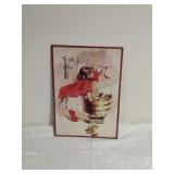 Tin Ivory Sign 17x12