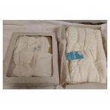 Vintage Baby Blanket and Sweater Set
