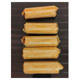 5 $10 Quarter Rolls