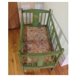 Vintage Baby Doll Crib w/Drop Down Side