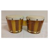 Handcrafted Wooden Bongo Drums