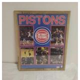 Detroit Pistons Framed Art