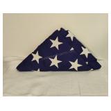 Folded USA Flag by Valley Forge Flag Co