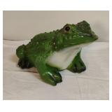 XL Resin Frog Bank Figurine