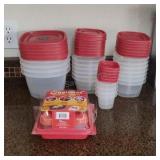 Rubbermaid Plastic Storage Containers