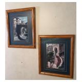 Framed Laurel Spingola Signed Photos 19x23