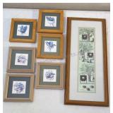 Group of Framed Prints