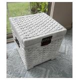 Wicker Cube Trunk 16x16x16 inches tall