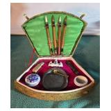 Vintage Chinese Calligraphy Writing Set in