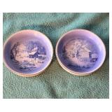 Currier and Ives 3ï¿½in round coasters.