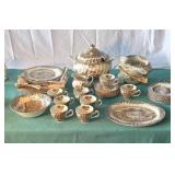 Vintage Johnson Brothers Ironstone dishes.