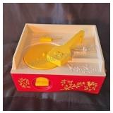 Fisher-Price toy Music Box record player.