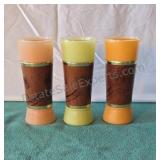 Mid-century SiestaWare wood wrapped Hawaiian