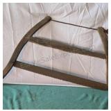 Vintage bucksaw.
