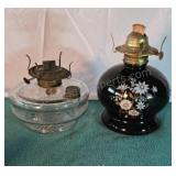 Oil lamps.