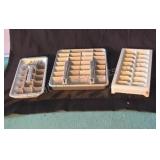 Vintage ice cube trays.