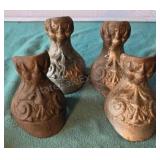 Cast iron stove/woodburner legs. 5ï¿½ins. All but
