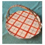 Hand painted ceramic dessert plate. Dodecagon