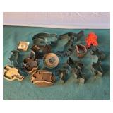 Vintage cookie cutters.