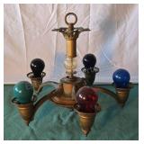 Vintage ceiling lamp. 14x16. Untested.