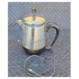 Mid-century Farberware electric percolator coffee
