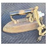 Early electric iron by Cross Star. Untested