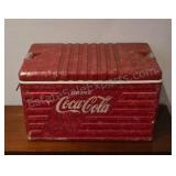 Vintage Styrofoam Coca-cola cooler. 13z22x13.