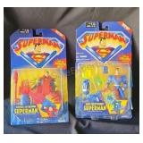 Kenner Superman action figures. In blister pack.