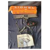 Lionel O gauge remote control track set. In