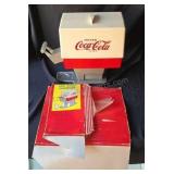 Toy Coke dispenser, it works with 12 oz bottle of