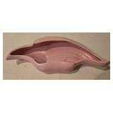 Vintage pink ceramic planter. Marked with Marcia