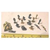 Micro machines. Military men and a tent.