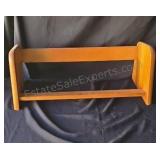 Wooden Bookshelf. 19ins.