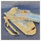 Vintage military non-combative gas mask with