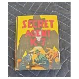 Vintage Saalfield kids reader. 'Secret Agent