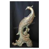 Syroco Wood Co. Peacock figurines. 13ï¿½ins and