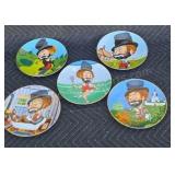 Red Skelton collectible plates. No box or