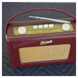 Vintage Robert's AM/FM portable radio. Tip of