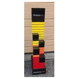 Hennessy V-S store display rack. 54x12x22. Small