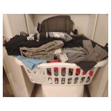 Laundry Basket of Assorted Clothing