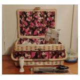 Sewing Notion Box w/Contents