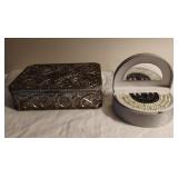 Glass Pearl Jewelry Set and Jewelry Box