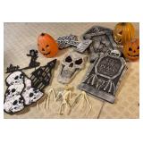 Group of Halloween decorations