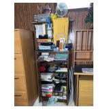 Cabinet full of office supplies & more