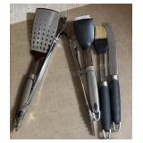 Group of grilling utensils